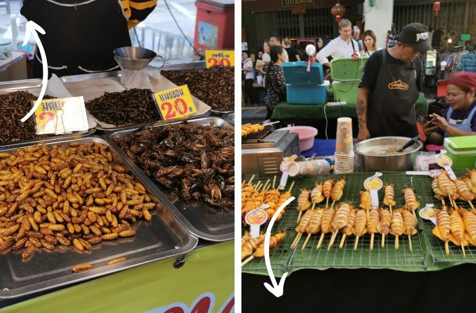 tajlandia jedzenie robaki